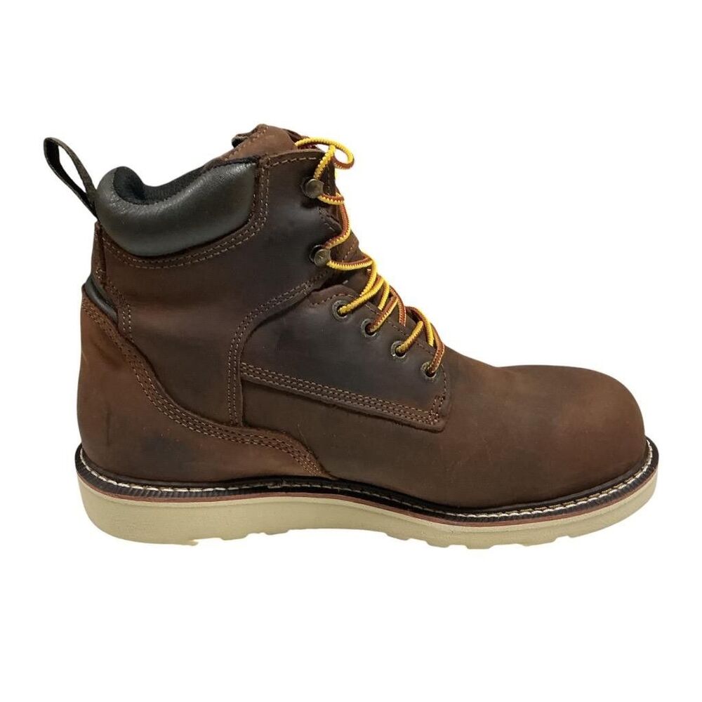 Red Wing Mens Lace-up Steel Toe Work Boots 10 D Waterproof Slip Oil Resistant - Picture 4 of 10